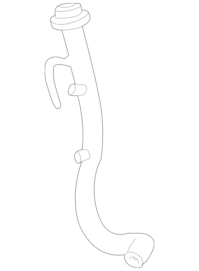 1993-1998 Genuine Subaru Impreza Upper Fuel Tank Filler Pipe 42066FA030 - Image 2 of 4