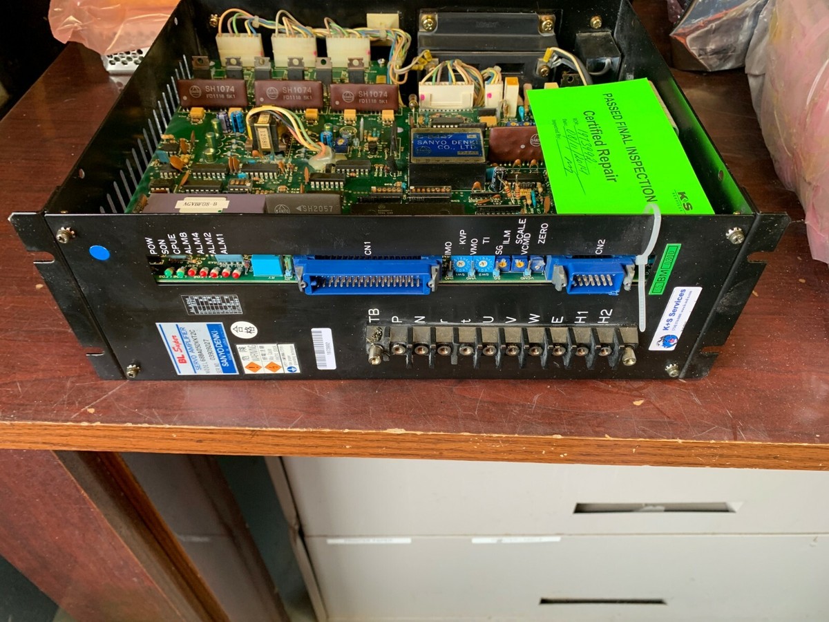Sanyo Denki 68BA050VXT2C, BL Super Servo Amp, Repaired by K&S | eBay