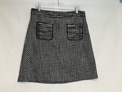 Loft Women s Tweed Lined Mini Skirt Size 10 Tall Casual Work Fall 20  NWT