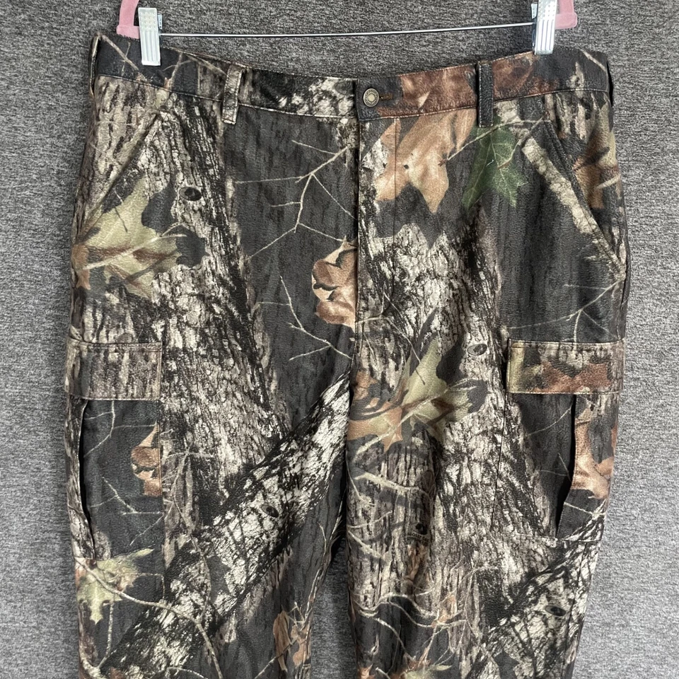 Cabelas Dry Plus Camo Pants Mens Size 40x32 Hunting Mossy Oak Break Up - Image 2 of 4