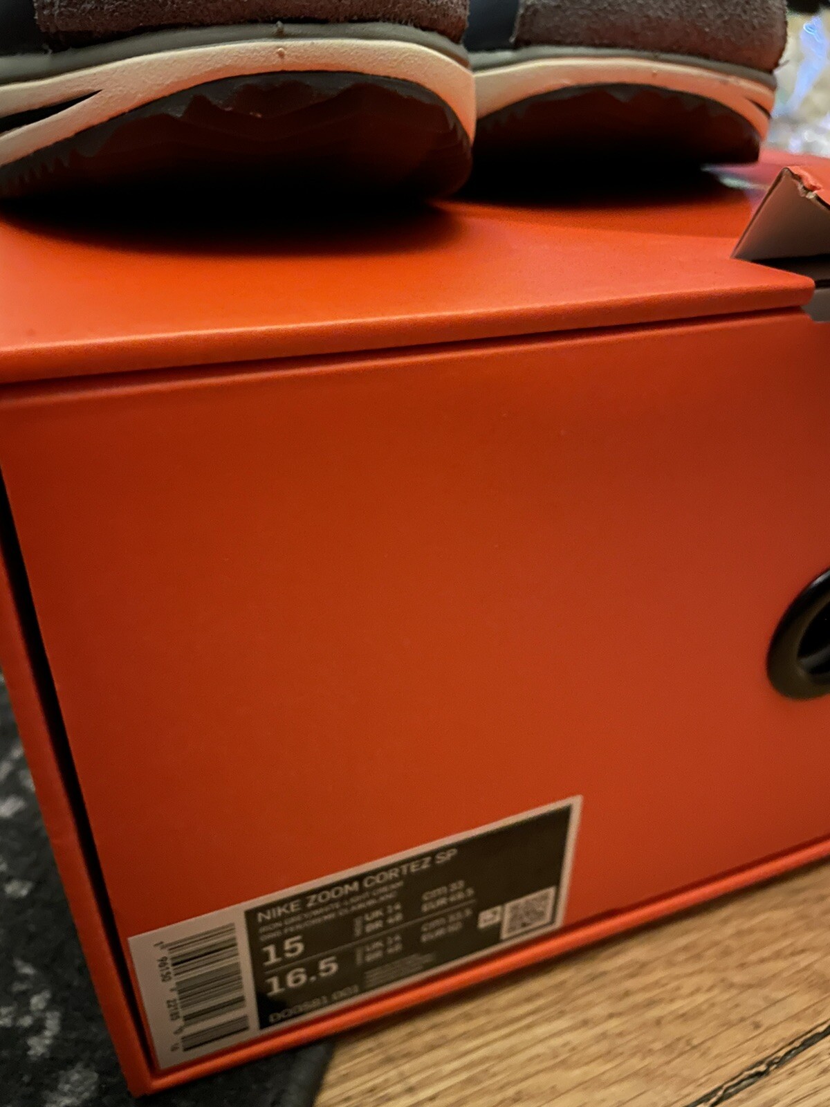 SACAI X NIKE Nike Zoom Cortez SP x Sacai grigio ferro grigio uomo taglia 15 IN MANO