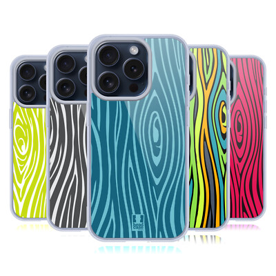 HEAD CASE DESIGNS HOLZOPTIK SOFT GEL HANDYHÜLLE FÜR APPLE iPHONE HANDYS