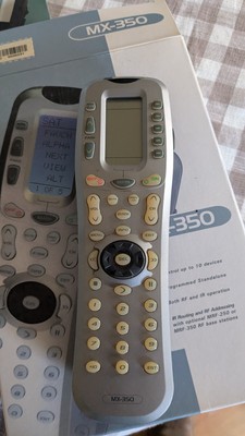 Genuine URC MX-350 Programmable 10-Device Universal Remote Control