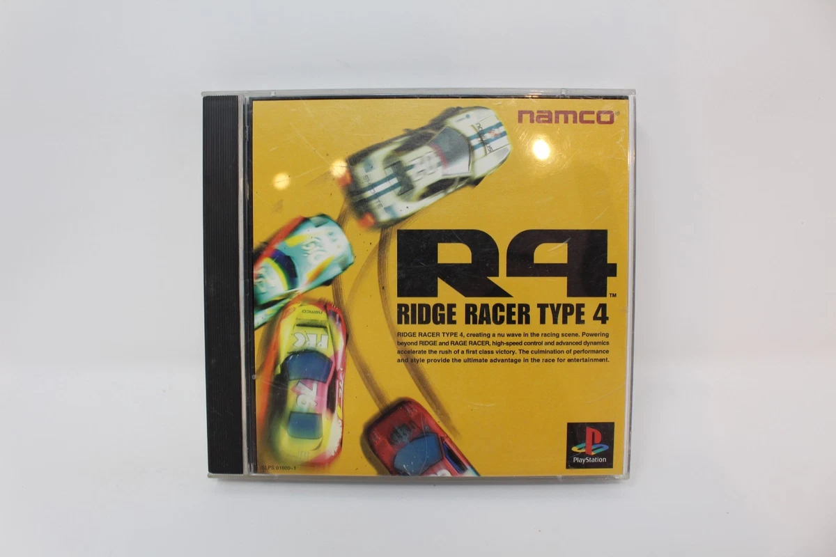 Jaquette Avant PS1 Ridge Racer 4 – Très Bon état, Jeu Inclus