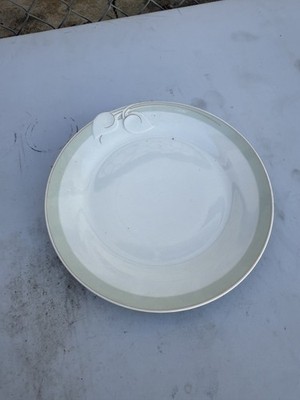 Karl Lagerfeld for CHLOE Paris Fleuron Printemps 1980s vintage china 8 plate