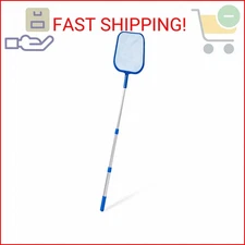 Swimline Leaf Skimmer with 48" Adjustable Aluminum Telescopic Pole