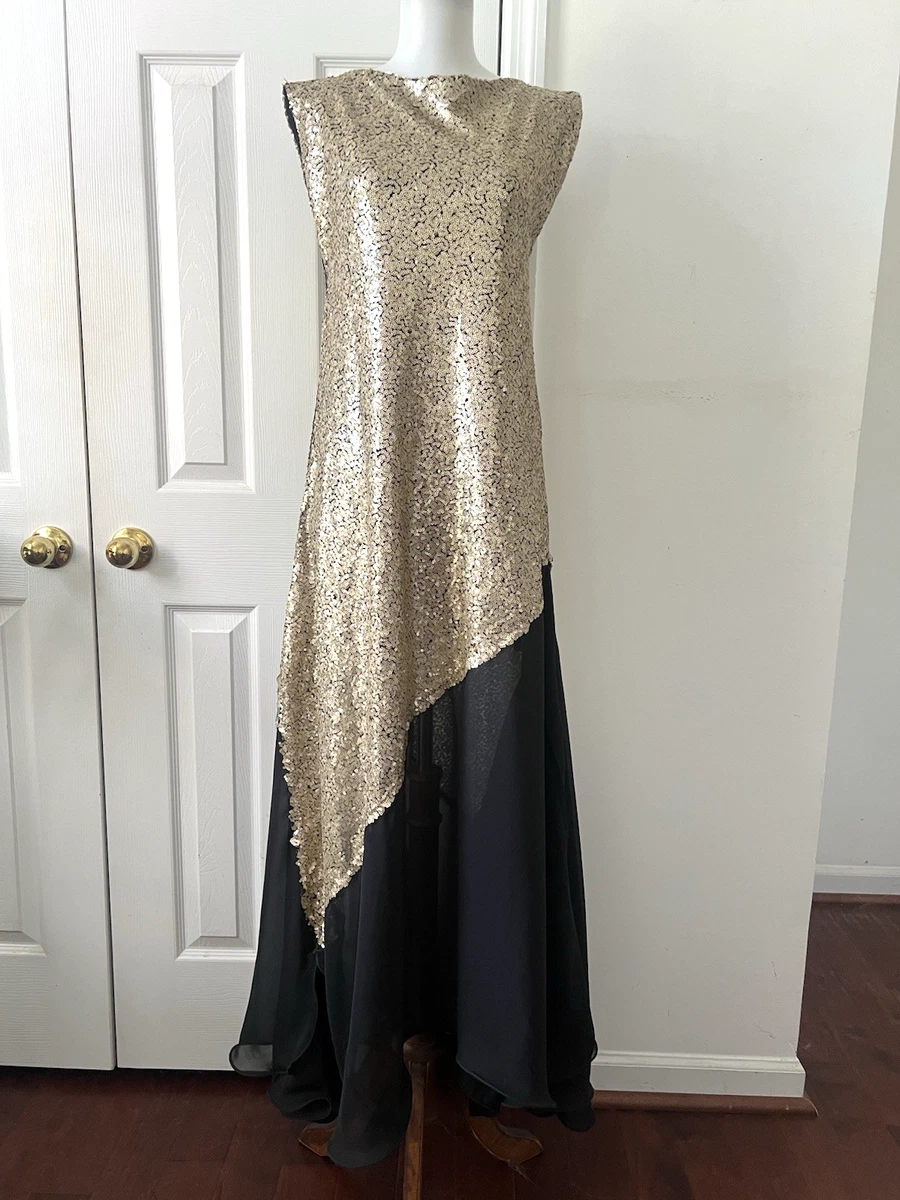 tadashi gold dress TADASHI SHOJI Size 14 Copper Women Dress
