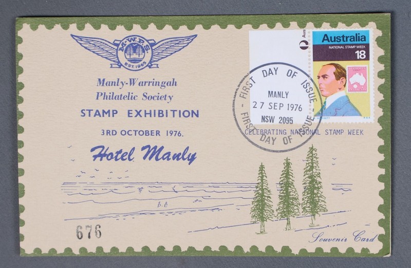 MayfairStamps Australia FDC 1976 Manly-Warringal Philatelic Society Stamp Exhibi