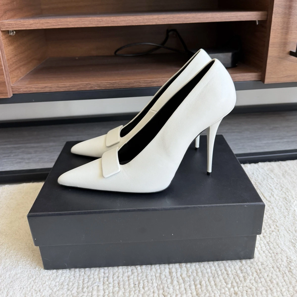 Saint Laurent Heels White for sale | eBay