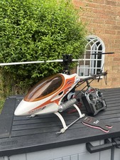 Thundertiger Raptor 30v2 RC Nitro Helicopter & Spectrum DX6I Transmitter