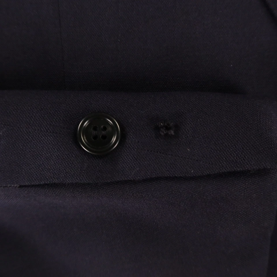 Chaqueta de Colección H. Freeman M 39R Azul Marino Blazer 100% Lana Lúpulo Forrada 1/4 Años 70 1979 Foto 4 de 4