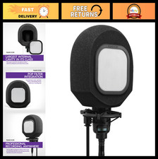 Portable Vocal Isolation Booth Microphone Shield Pop Filter for Studio Sound
