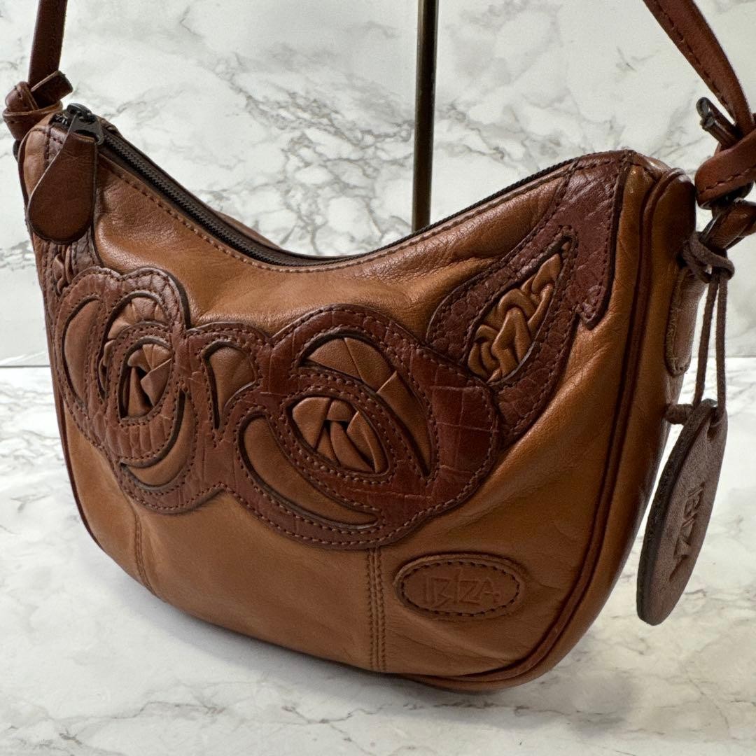 IBIZA Flower Patchwork Leather Mini Shoulder Bag … - image 1