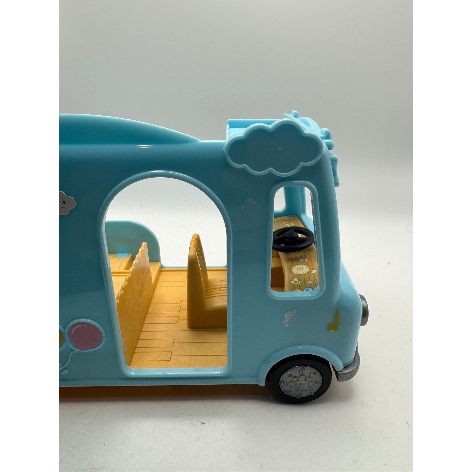 Blue Cloud Play Vehicle Toy Camper Van RV Playset Kids Pretend Play thumbnail 4