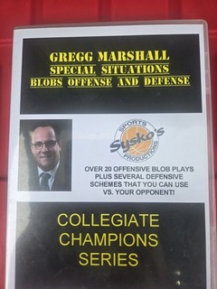 Sysko's Sports Productions Gregg Marshall Basketball Offense Defense DVD