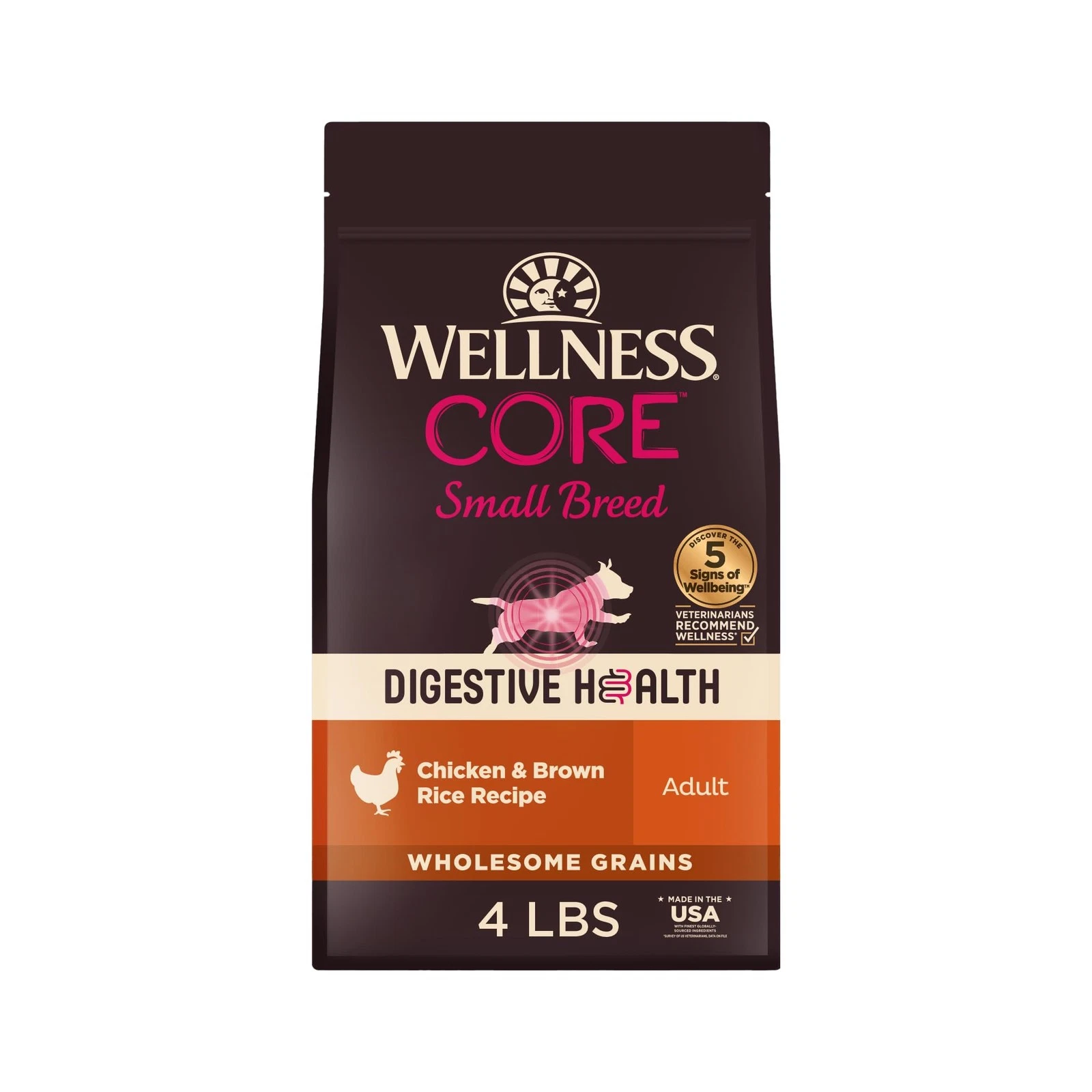 CORE Digestive Health Small Breed Adult Dry Dog Food, Wholesome Grain Kibble,...