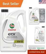 5 Quarts of GTX 10W-30 Conventional Engine Oil - Advanced Sludge Protection