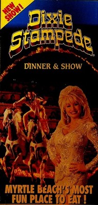 Dixie Stampede Dinner & Show Brochure Dolly Parton 1997 Myrtle Beach
