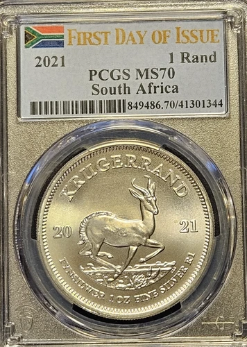 2021 Silver Krugerrand 1 oz — photo from another recent sale