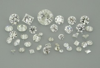 mixed lot of loose diamonds 2.82ct Natural Loose Diamonds