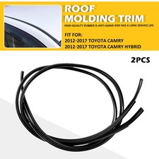 Fit 2012-2017 Toyota Camry Left Right Side Roof Drip Molding Set Of 2 Trim