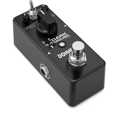 Donner Dark Mouse Distortion Pedal for Electric Guitar, Black Rat