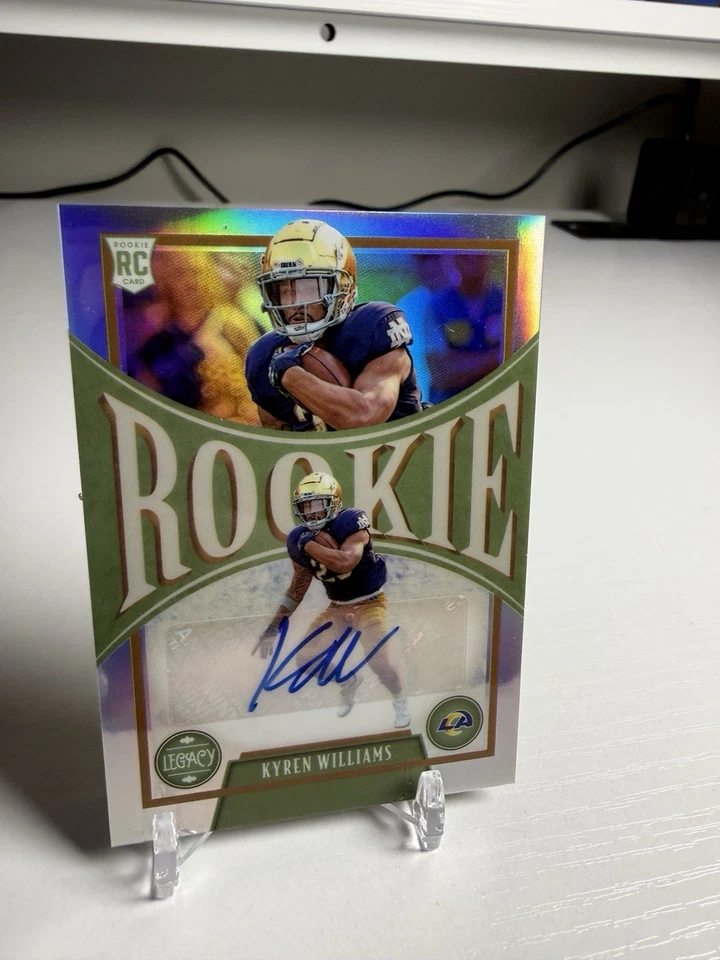 Kyren Williams 2022 Panini Legacy Rookies Silver Auto Rookie #161 - Image 2 of 4