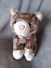 Keel Toys Simply Soft Collection Tabbie Cat Soft Toy Plush. Tabby. 12"