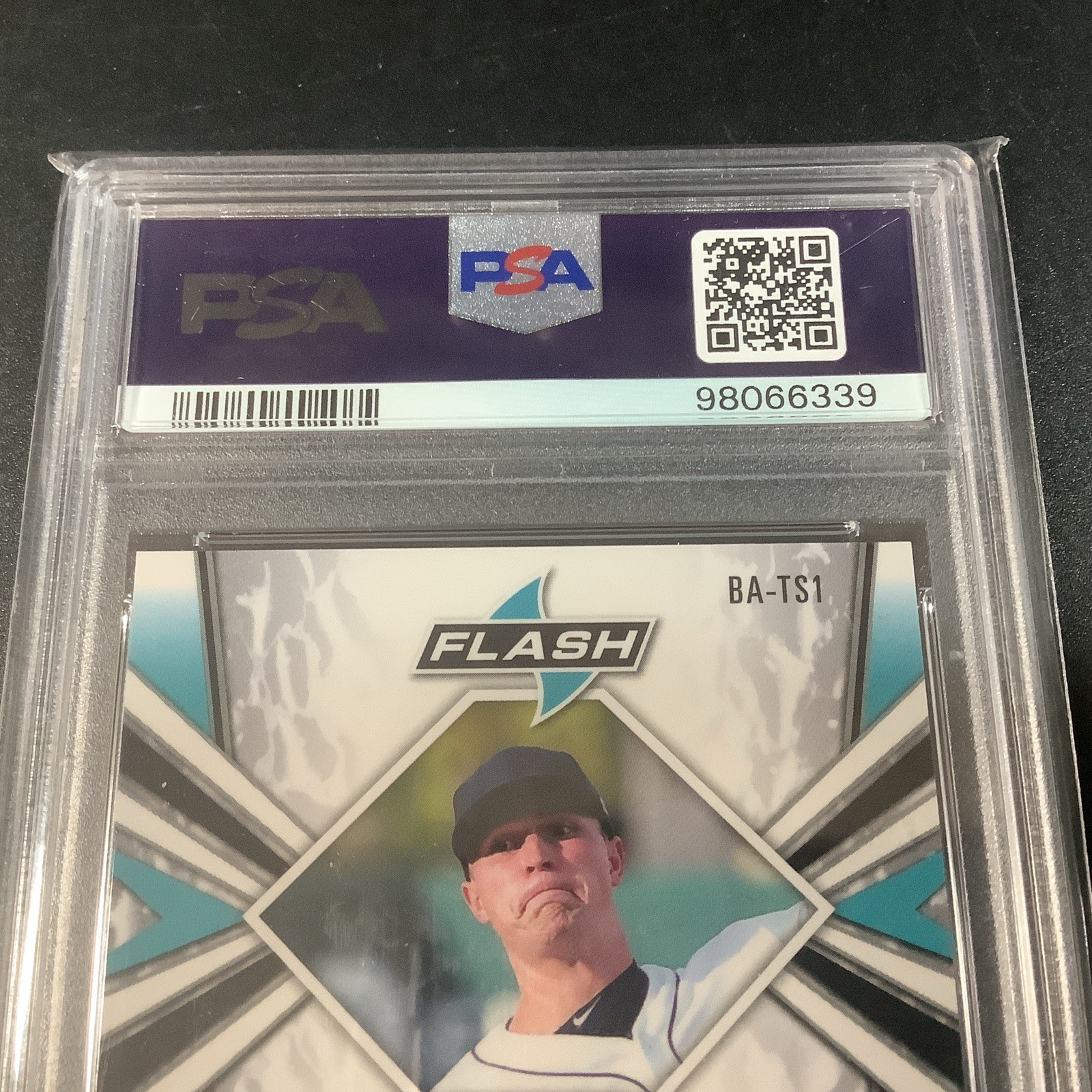 2019 Leaf Flash Tarik Skubal Blue RC Auto /50 PSA 10 GEM MT - POP 1 -2x CY YOUNG view 5
