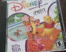 Disney's Winnie the Pooh Print Studio PC, CD ROM 1997 Windows 97
