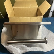 Stainless Steel Wall Mount Toilet Paper Holder With Shelf On Top
