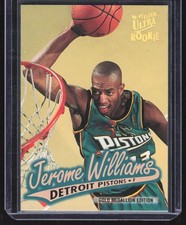 1996-97 Fleer Ultra - Jerome Williams #184 (RC) Gold Medallion Rookie Pistons