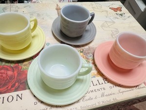Vintage Set Of 4 Hazel Atlas Teacup Sets