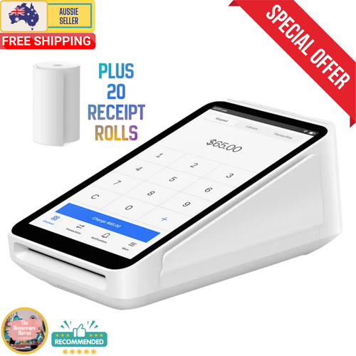 Square All In One Payment Terminal Card Reader With 20 Receipt Rolls ...