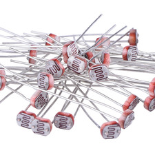 30 Pieces Photoresistor Photo Light Sensitive Resistor Light Dependent Resistor 