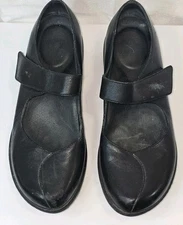 DANSKO Sonoma Annie Black Leather Mary Janes Clogs Comfort Shoes Size 39