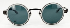 New IC Berlin IC0030 Sun Glasses 05N Gradient Gunmetal Grey German Sunglasses