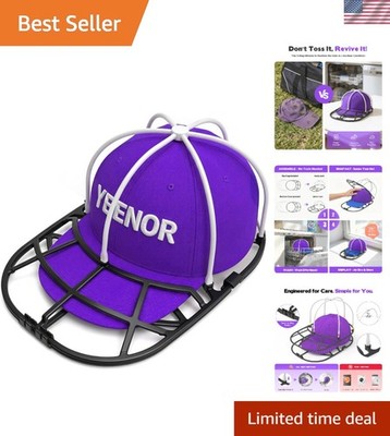 Quick-Lock Hat Washer Cage: Protect Your Caps with Ease - Assembly Required