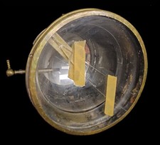Antique Diamond No. 07 Carbide Brass Automobile Headlamp