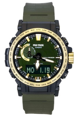 Casio Pro Trek Analog-Digital Biobasiertes Harz Solar PRW-61ANS-3 Herrenuhr