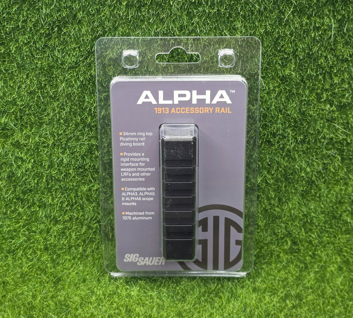 Sig Sauer Alpha MSR M1913 34mm Scope Top Ring, Picatinny Rail