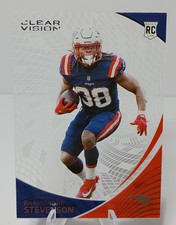 2021 Panini Chronicles #CVR-30 Rhamondre Stevenson Clear Vision Rookies Red