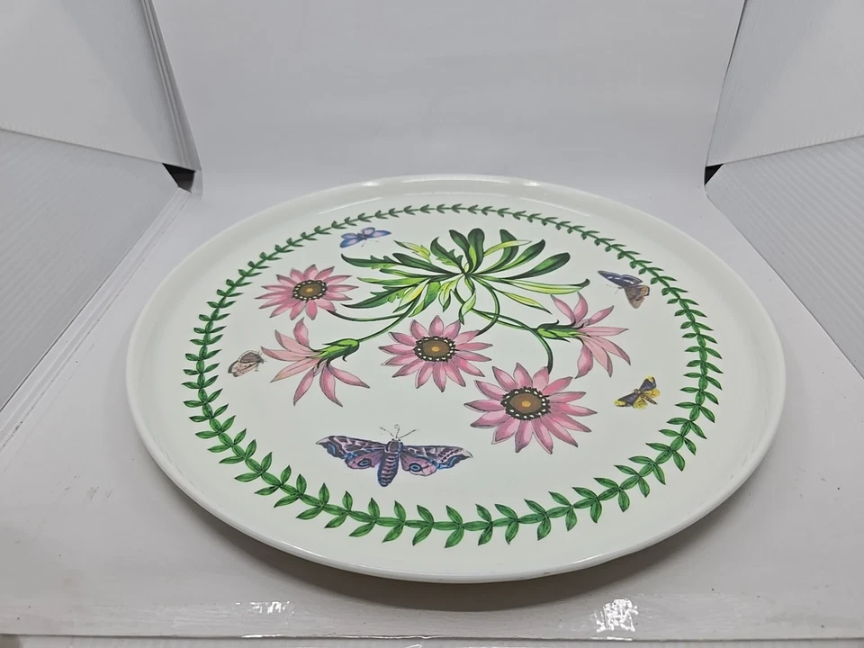 Bandeja Redonda Melamina Jardín Botánico Portmeirion Susan Williams Ellis Hecha en Italia Foto 4 de 4