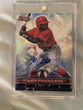 2017 Jo Adell Power Producers /99 Auto Refractor 3 Robbed Homers In One Game!