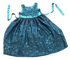 Jona Michelle Girls Blue Holiday Party Dress, Size 6