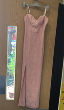 Boohoo Dress Size 10 Strappy Lace Long length