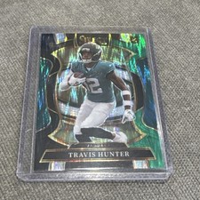 2025 Panini Select Travis Hunter Black & Green Shock Concourse (RC) Jaguars #28