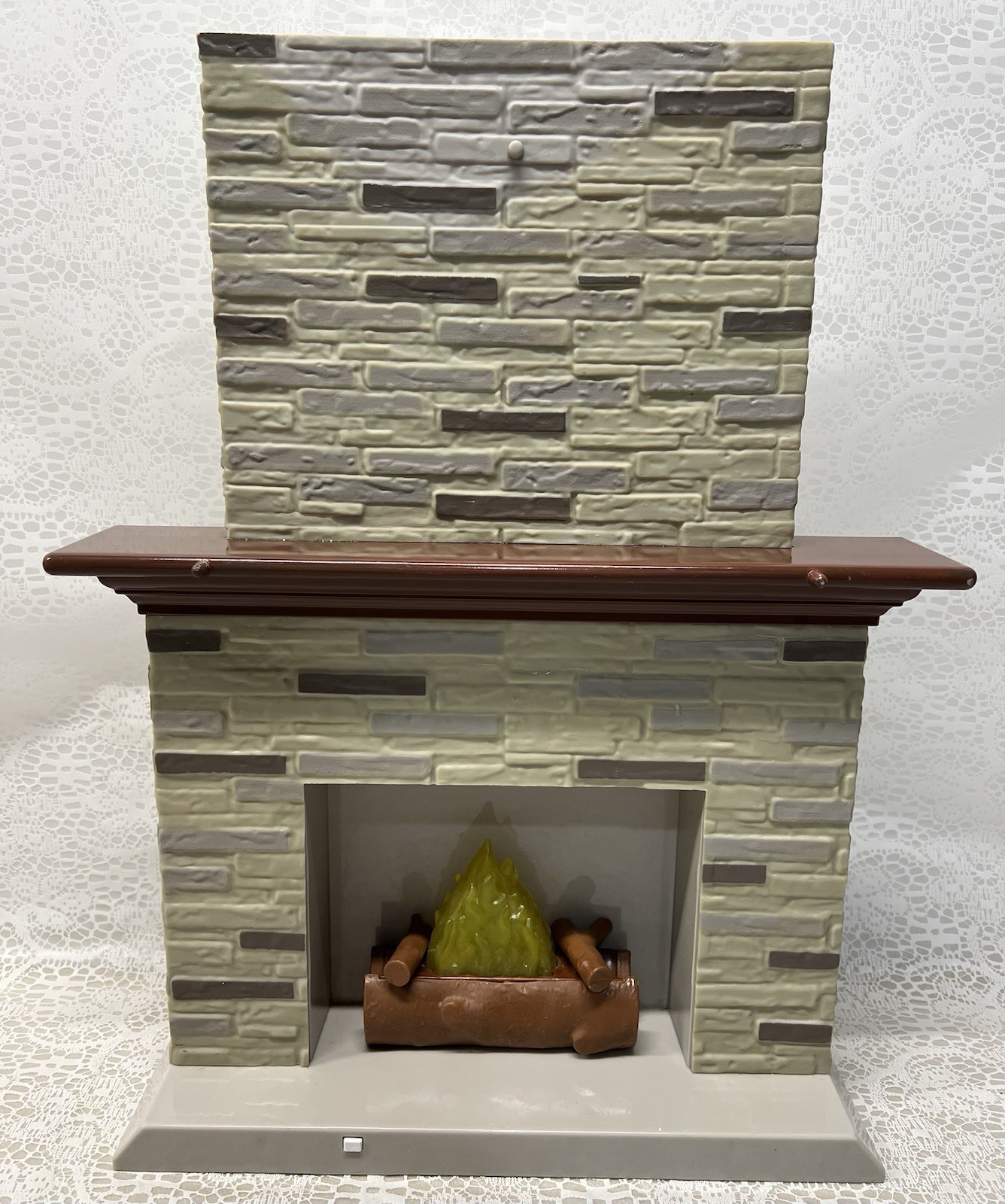 Our Generation 18&rdquo; Doll Fireplace Mantel/Mantle Accessory Light-Up Hearth Works