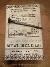 Antique Furniture Restoration Tremont 2.5" 8d Cut Wrought Head Nails 1lb Box