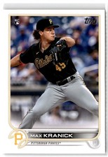 2022 Topps Max Kranick RC #325 Pittsburgh Pirates